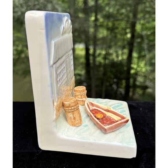 1 Vintage Beachcombers Int’l Ft. Myers FL 1981 BEACH SCENE Ceramic BOOKEND -A96 - Picture 4 of 9
